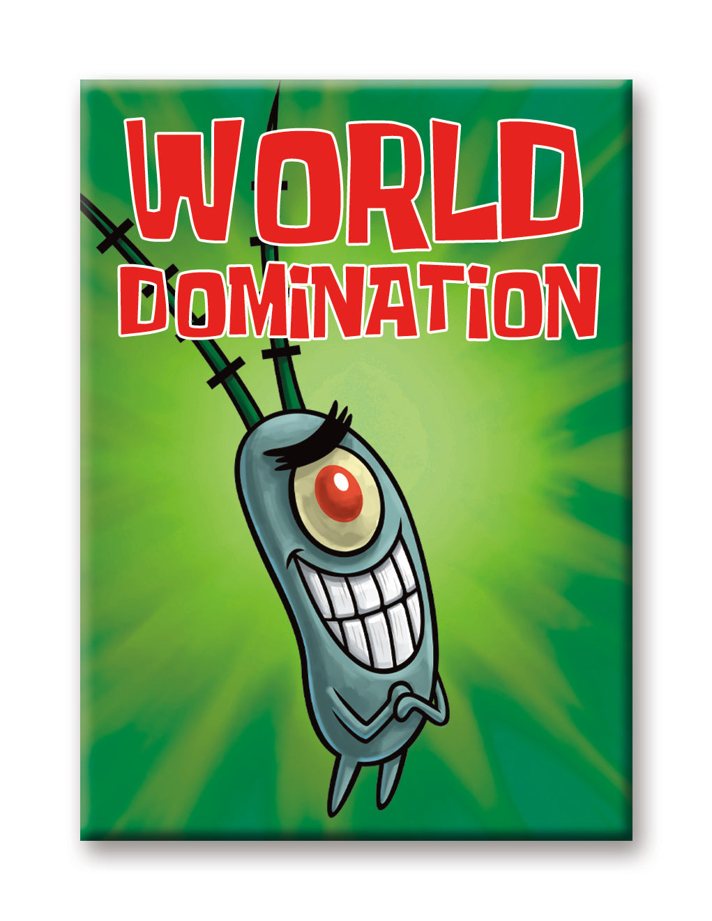SpongeBob SquarePants - Plankton Flat Magnet (2.5" x 3.5") – 6 PC PPK