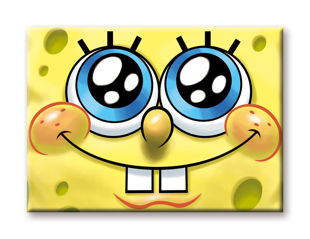 SpongeBob SquarePants - SpongeBob SquarePants Face Flat Magnet (2.5" x 3.5") – 6 PC PPK