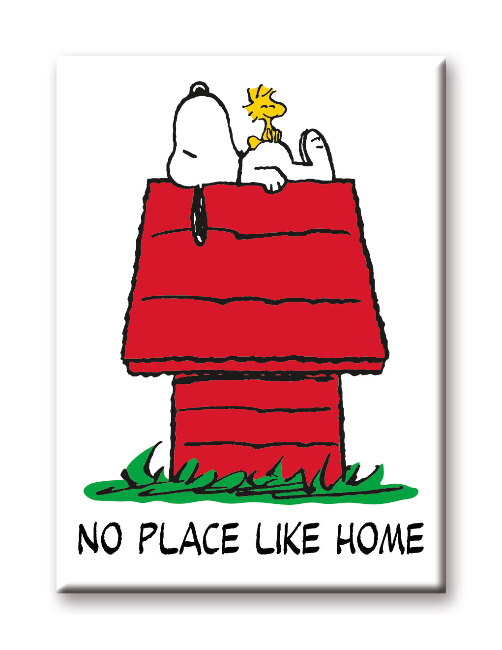 Peanuts - No Place Like Home Flat Magnet (2.5" x 3.5") – 6 PC PPK