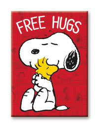 Thumbnail for Peanuts - Free Hugs Flat Magnet (2.5