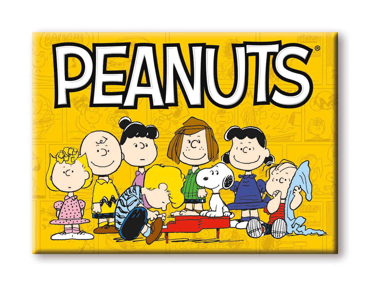 Peanuts - Cast Flat Magnet (2.5" x 3.5") – 6 PC PPK