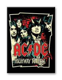 Thumbnail for AC/DC - Highway to Hell Art Flat Magnet (2.5