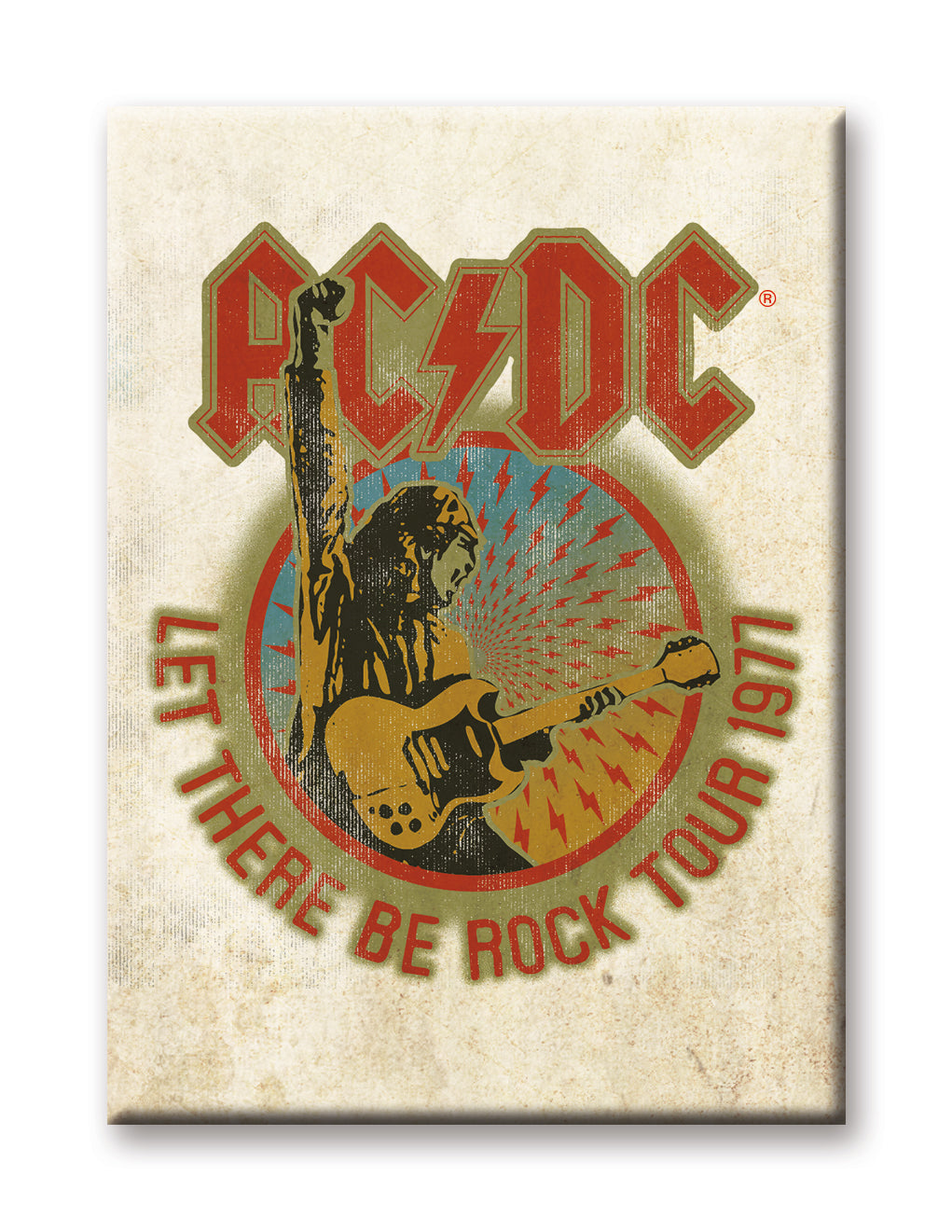 AC/DC - Let There Be Rock Tour Flat Magnet (2.5" x 3.5") – 6 PC PPK