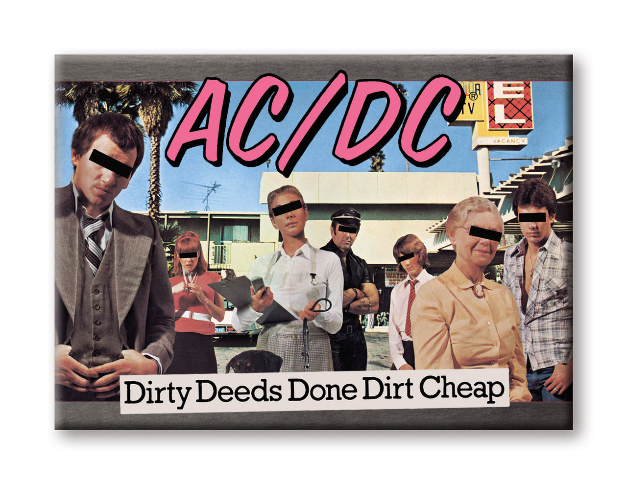 AC/DC - Dirty Deeds Flat Magnet (2.5" x 3.5") – 6 PC PPK