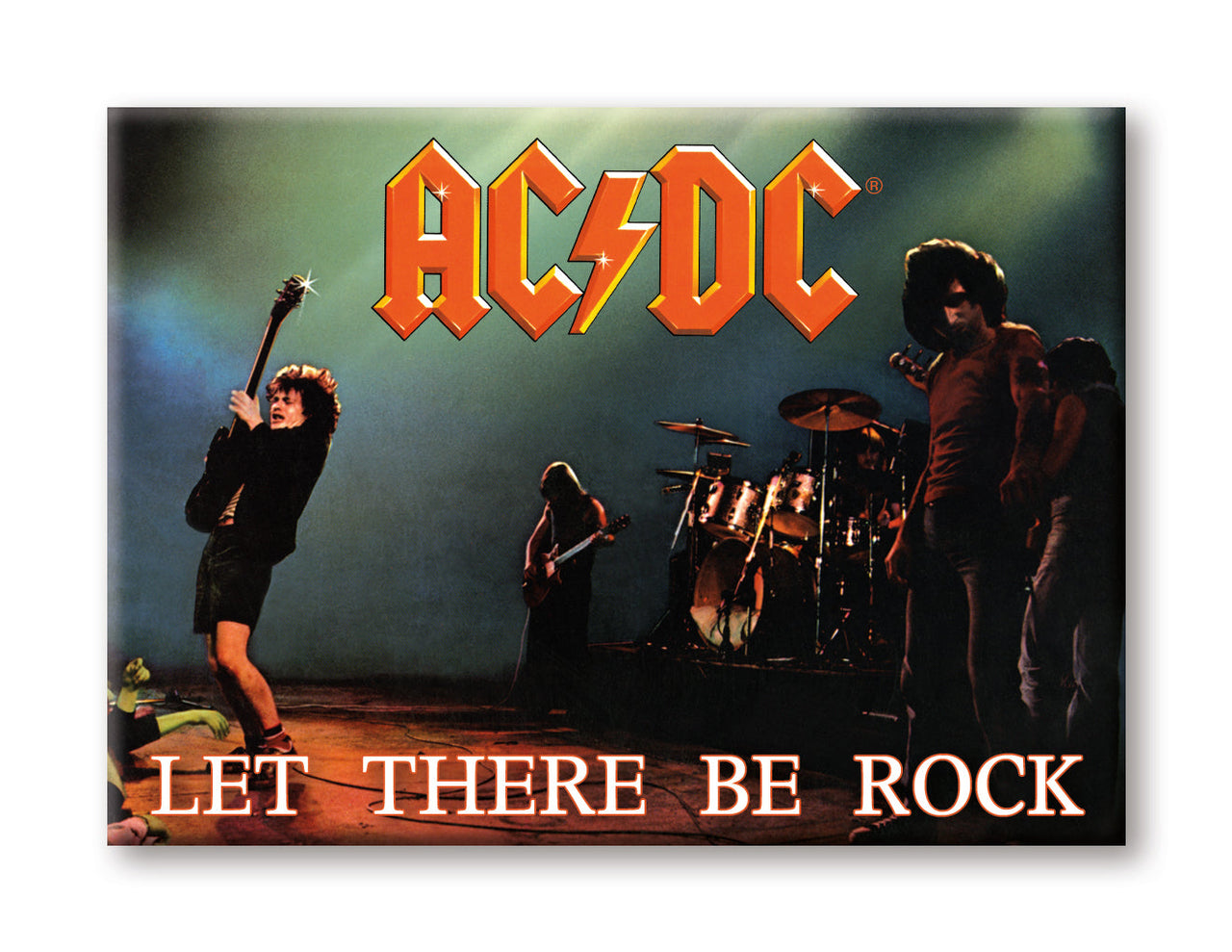 AC/DC - Let There Be Rock Flat Magnet (2.5" x 3.5") – 6 PC PPK