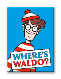 Thumbnail for Where's Waldo? - Sign Flat Magnet (2.5