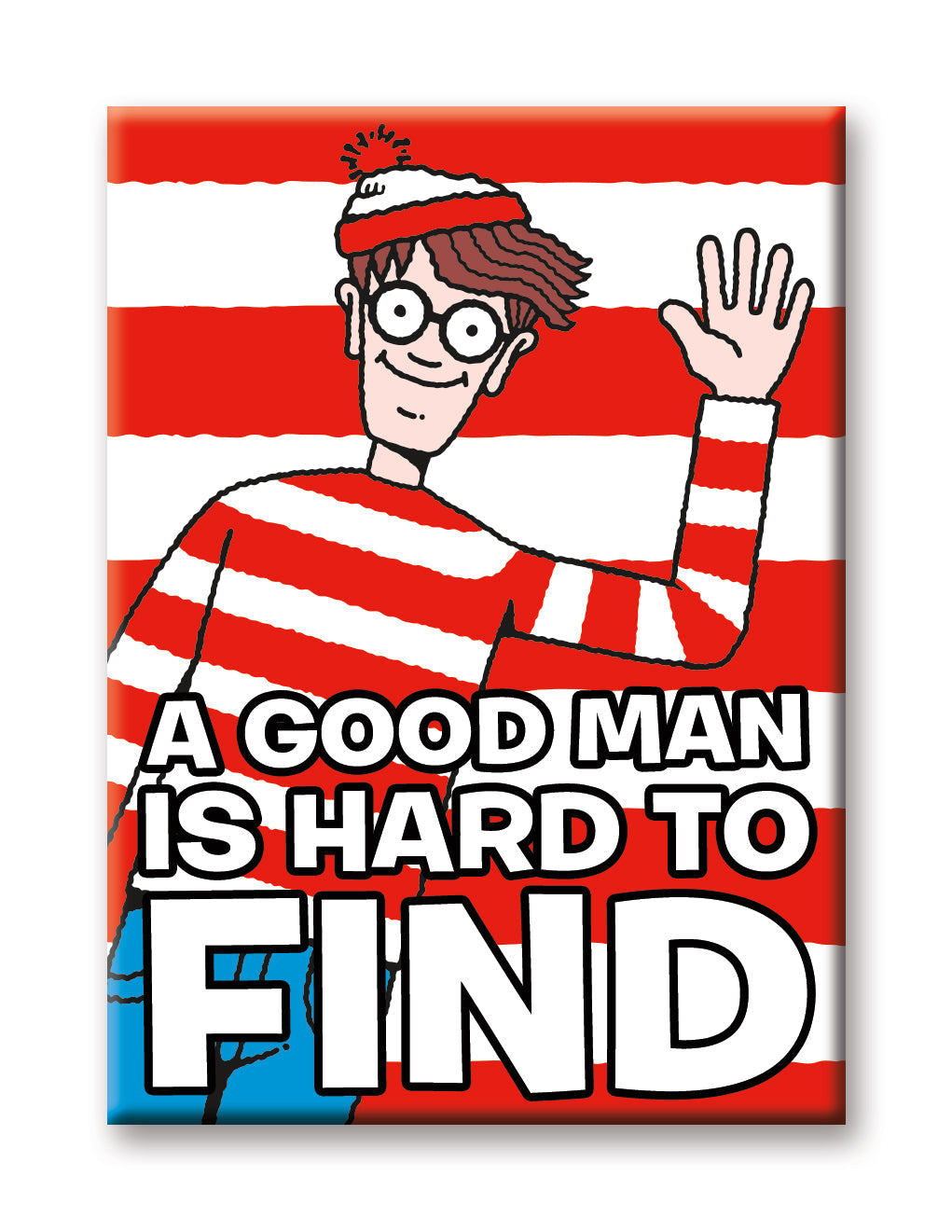 Where's Waldo? - A Good Man Flat Magnet (2.5" x 3.5") – 6 PC PPK