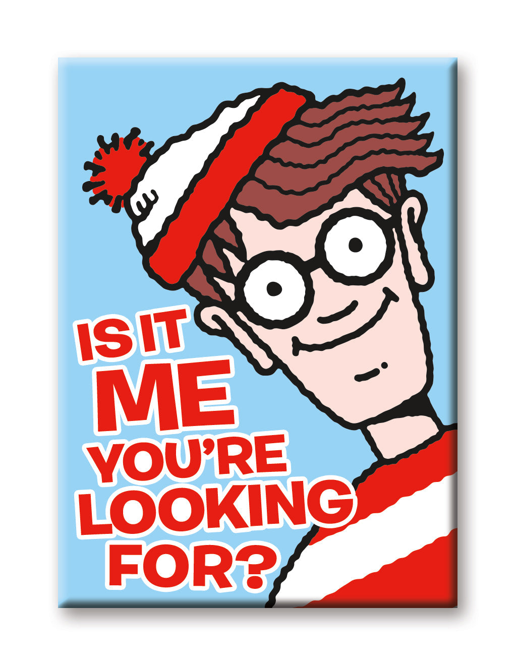 Where's Waldo? - Looking Flat Magnet (2.5" x 3.5") – 6 PC PPK