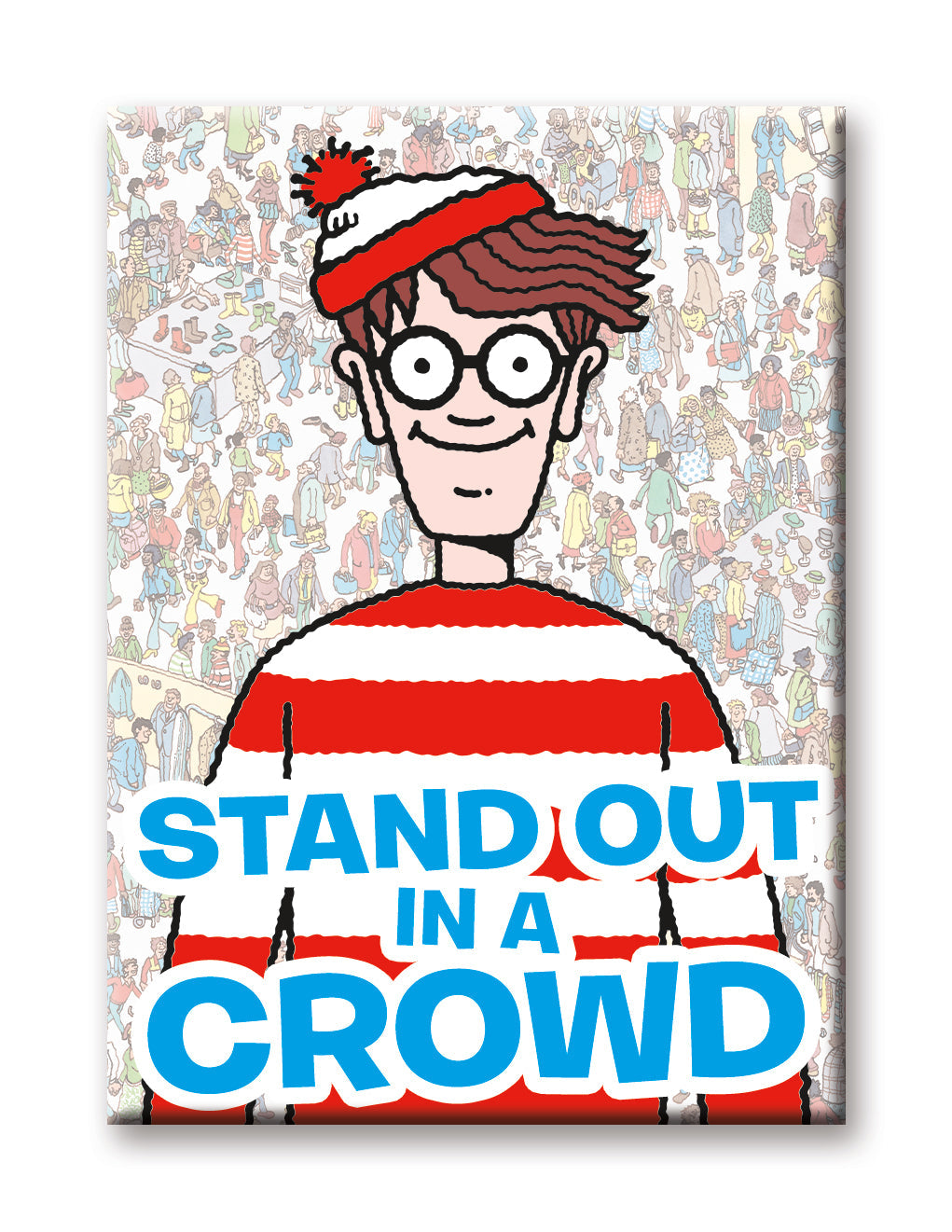 Where's Waldo? - Stand Out Flat Magnet (2.5" x 3.5") – 6 PC PPK