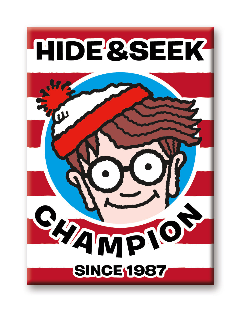 Where's Waldo? - Hide & Seek Flat Magnet (2.5" x 3.5") – 6 PC PPK