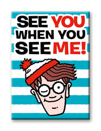 Thumbnail for Where's Waldo? - See You Flat Magnet (2.5