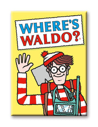 Thumbnail for Where's Waldo? - Yellow Flat Magnet (2.5