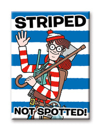 Thumbnail for Where's Waldo? - Striped Flat Magnet (2.5