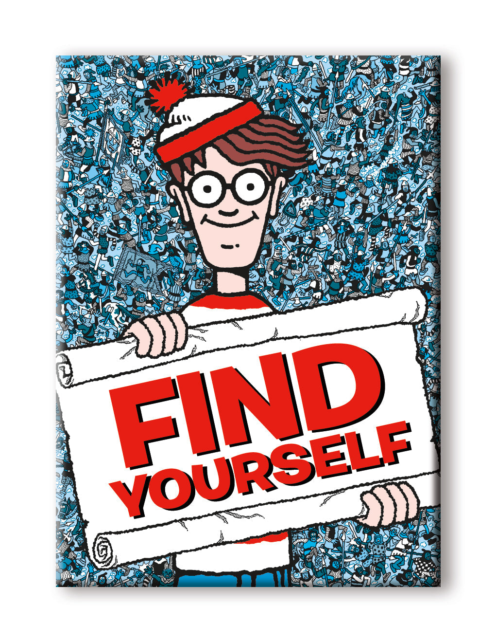 Where's Waldo? - Find YoursElf Flat Magnet (2.5" x 3.5") – 6 PC PPK