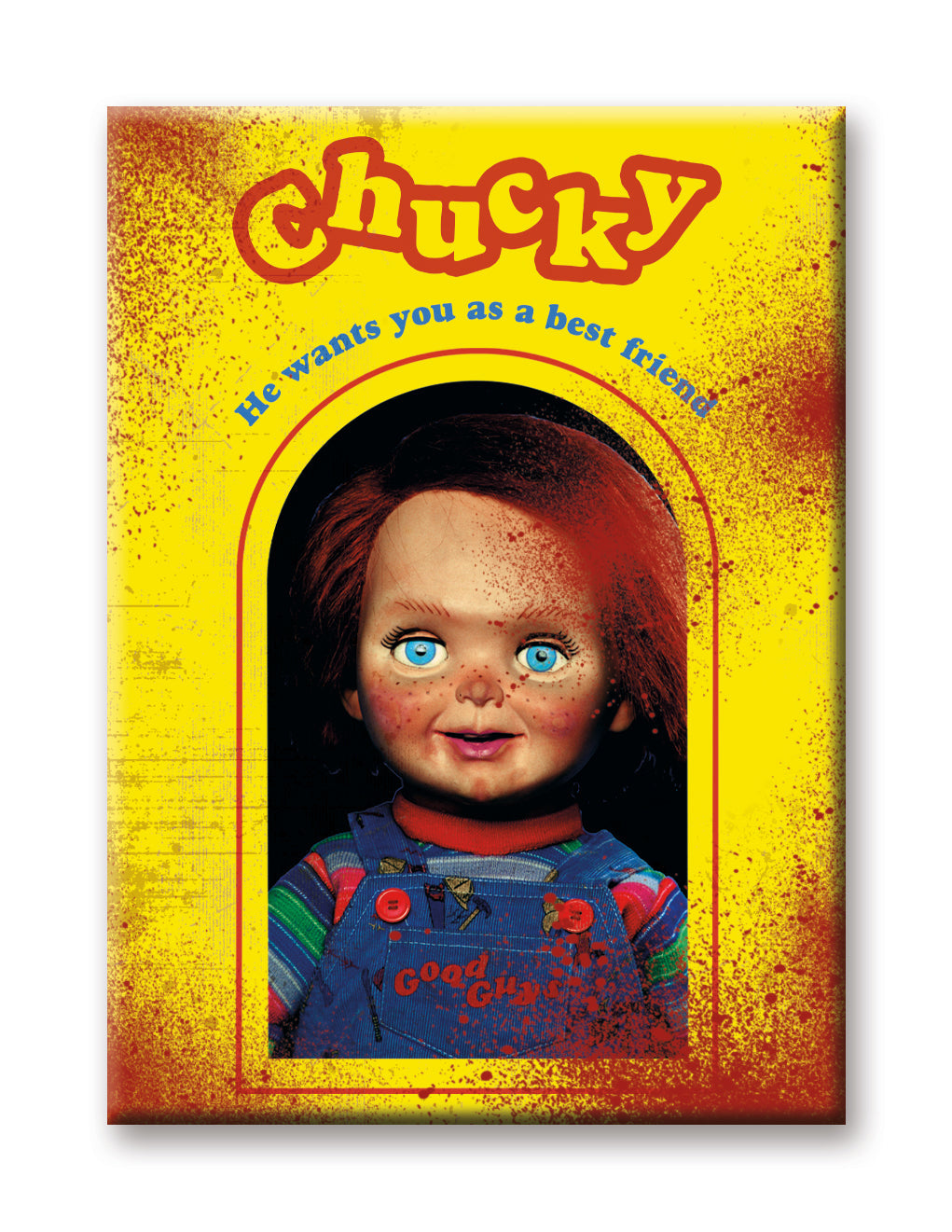 Chucky - Toy Flat Magnet (2.5" x 3.5") – 6 PC PPK