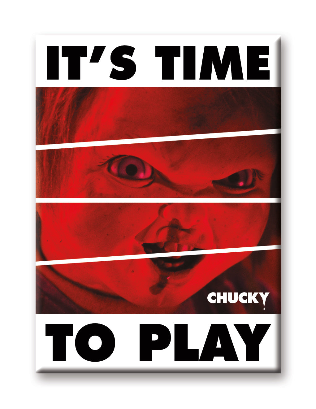 Chucky - Time To Play Flat Magnet (2.5" x 3.5") – 6 PC PPK