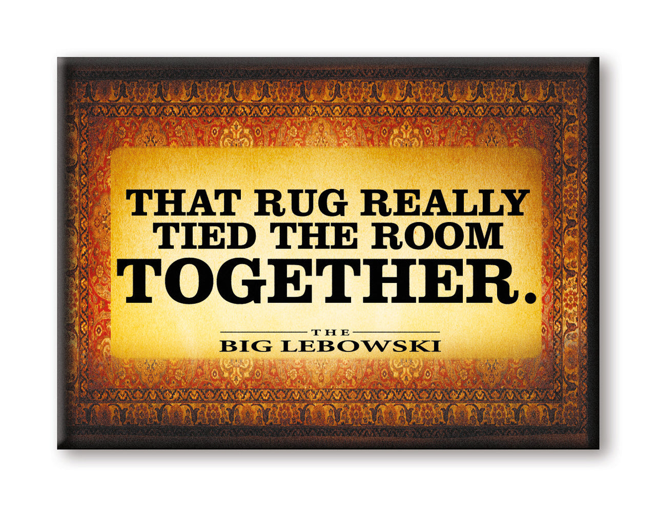 The Big Lebowski - That Rug Flat Magnet (2.5" x 3.5") – 6 PC PPK
