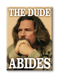 Thumbnail for The Big Lebowski - The Dude Abides Flat Magnet (2.5