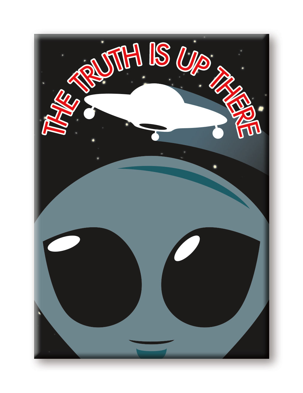 Aliens - The Truth is Up There Flat Magnet (2.5" x 3.5") – 6 PC PPK