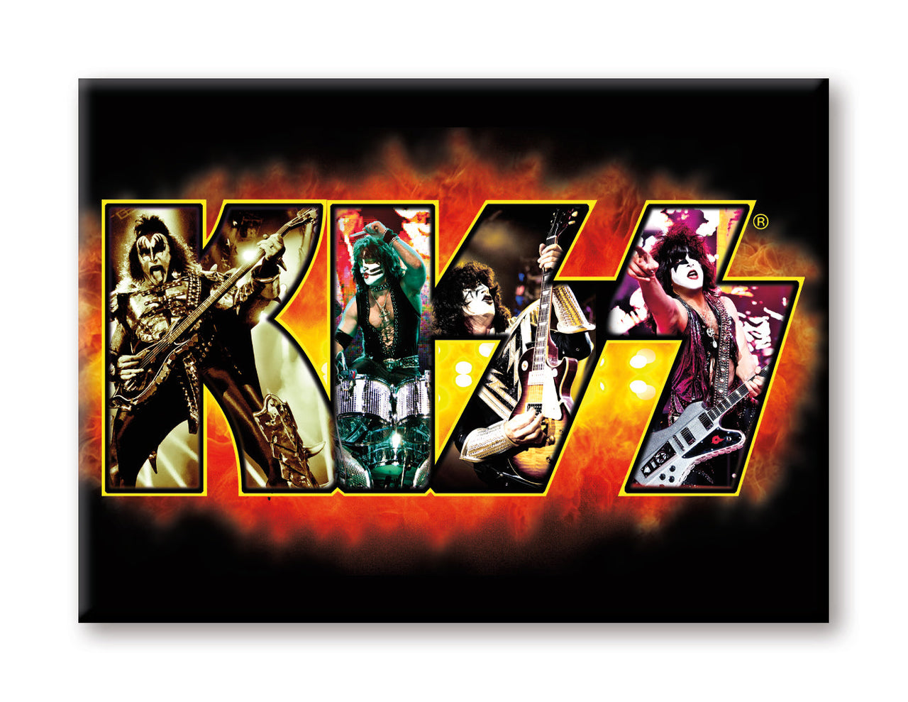KISS - Frame Flat Magnet (2.5" x 3.5") – 6 PC PPK