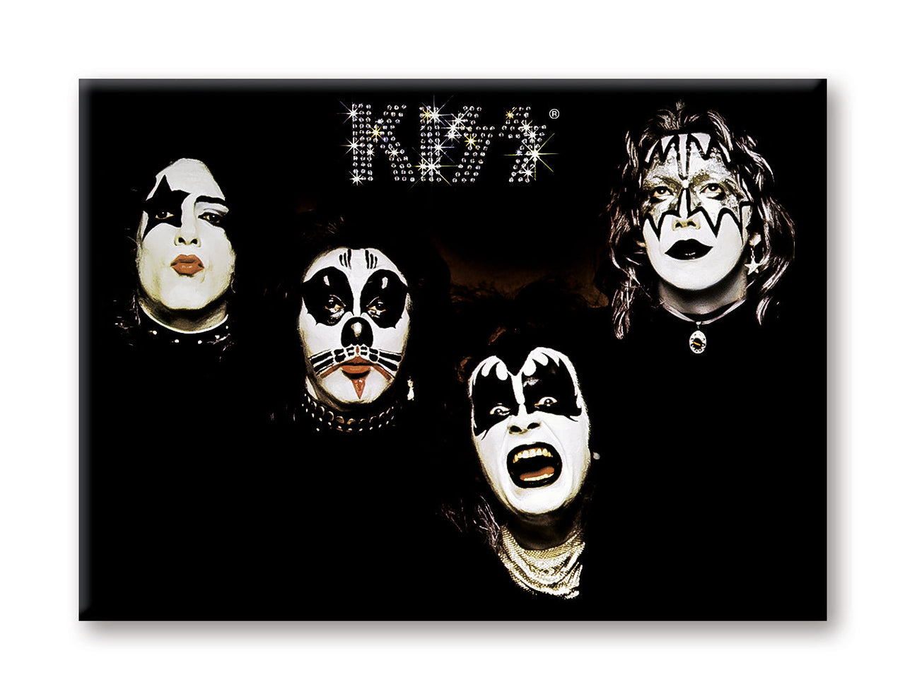 KISS - Album Flat Magnet (2.5" x 3.5") – 6 PC PPK