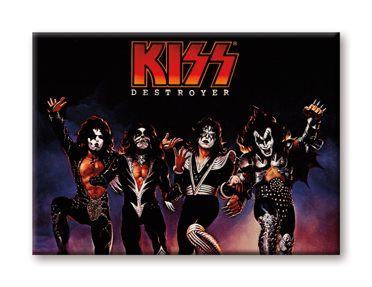 KISS - Destroyer Flat Magnet (2.5" x 3.5") – 6 PC PPK