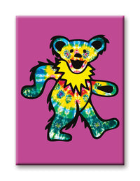 Thumbnail for Grateful Dead - Rainbow Bear Flat Magnet (2.5