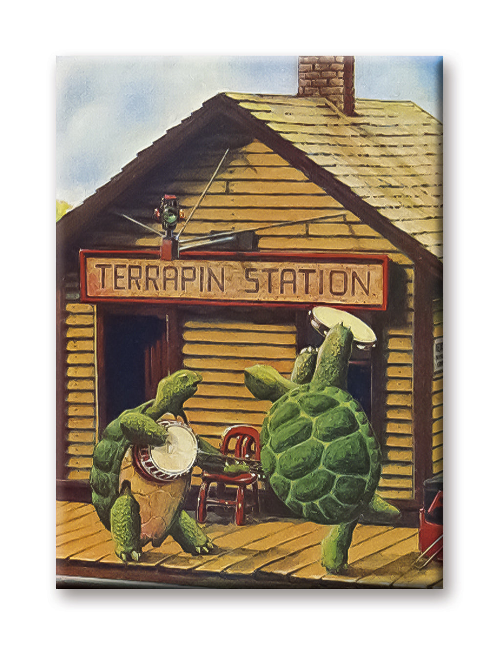 Grateful Dead - Terrapin Flat Magnet (2.5" x 3.5") – 6 PC PPK