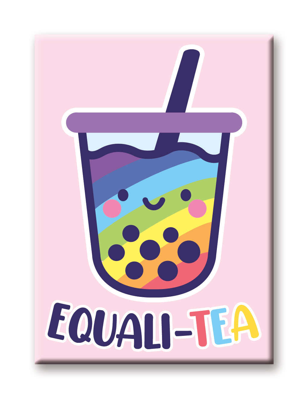 Pride - Equali-Tea Flat Magnet (2.5" x 3.5") – 6 PC PPK