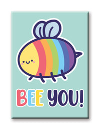 Thumbnail for Pride Bee You Flat Magnet (2.5