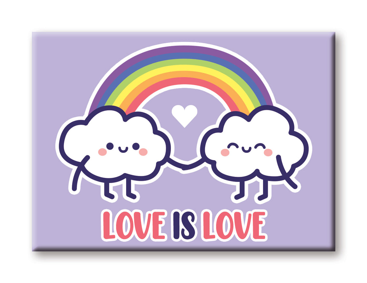 Pride - Love is Love Flat Magnet (2.5" x 3.5") – 6 PC PPK
