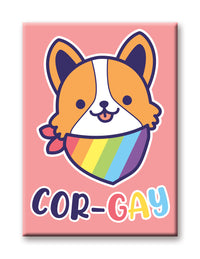 Thumbnail for Pride - Cor-Gay Flat Magnet (2.5