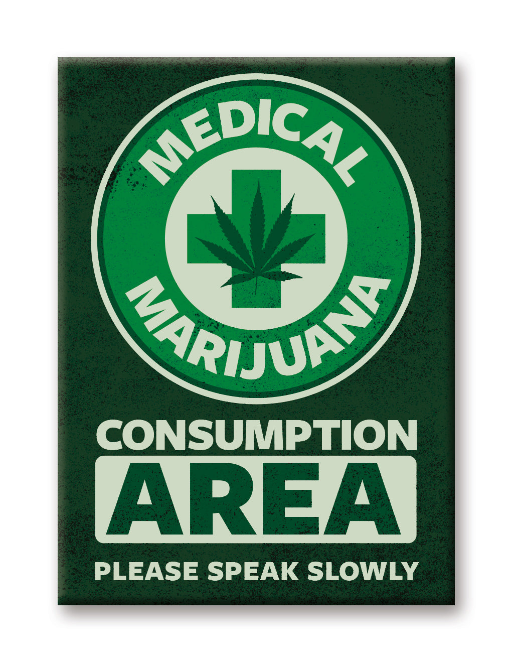 Weed - Medical Flat Magnet (2.5" x 3.5") – 6 PC PPK