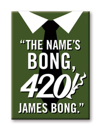 Thumbnail for Weed - James Bong Flat Magnet (2.5