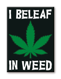 Thumbnail for Weed - I Beleaf Flat Magnet (2.5