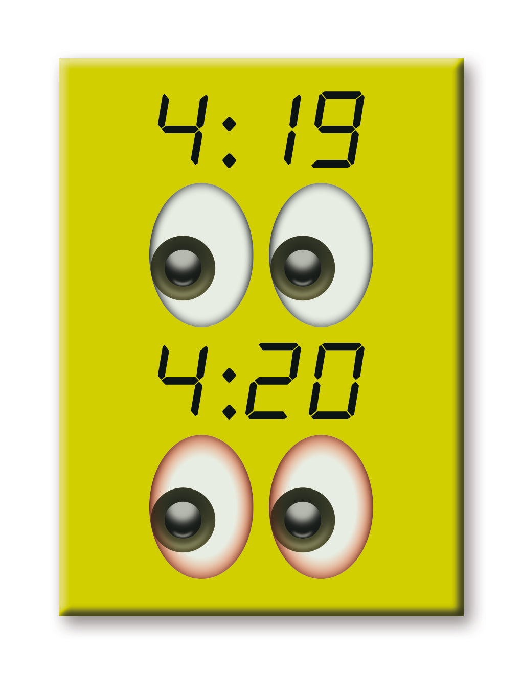 Weed - 420 Flat Magnet (2.5" x 3.5") – 6 PC PPK