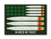 Thumbnail for Weed - In Weed We Trust Flat Magnet (2.5