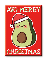 Thumbnail for Christmas - Avocado Flat Magnet (2.5