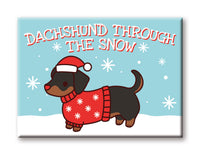 Thumbnail for Christmas - Dachshund Flat Magnet (2.5