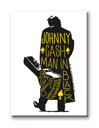 Thumbnail for Johnny Cash - Silhouette Flat Magnet (2.5