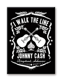 Thumbnail for Johnny Cash - Walk The Line Flat Magnet (2.5