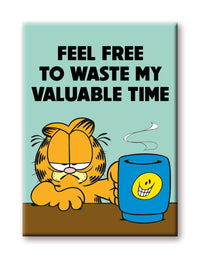 Thumbnail for Garfield - Waste My Time Flat Magnet (2.5