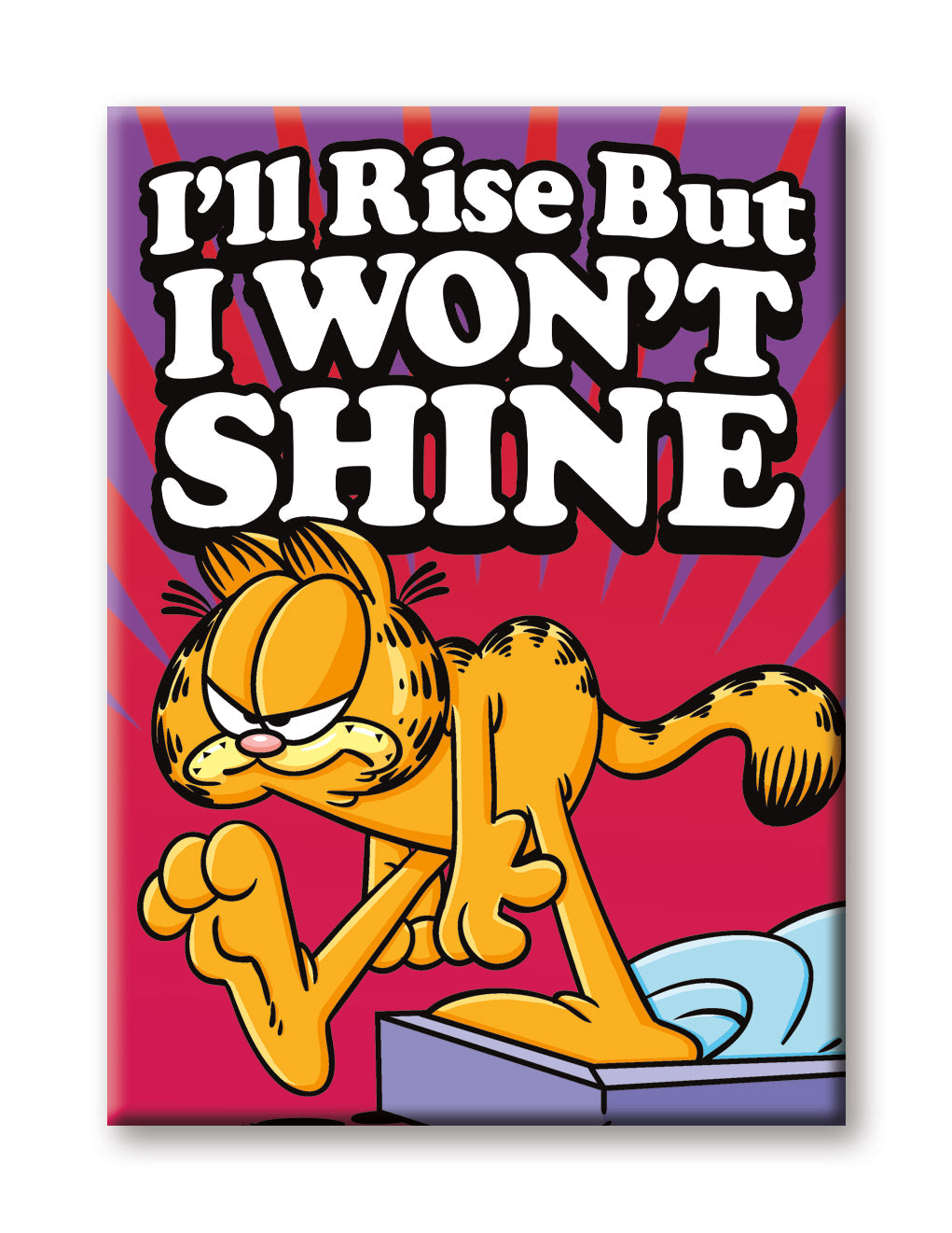Garfield - Rise & Shine Flat Magnet (2.5" x 3.5") – 6 PC PPK