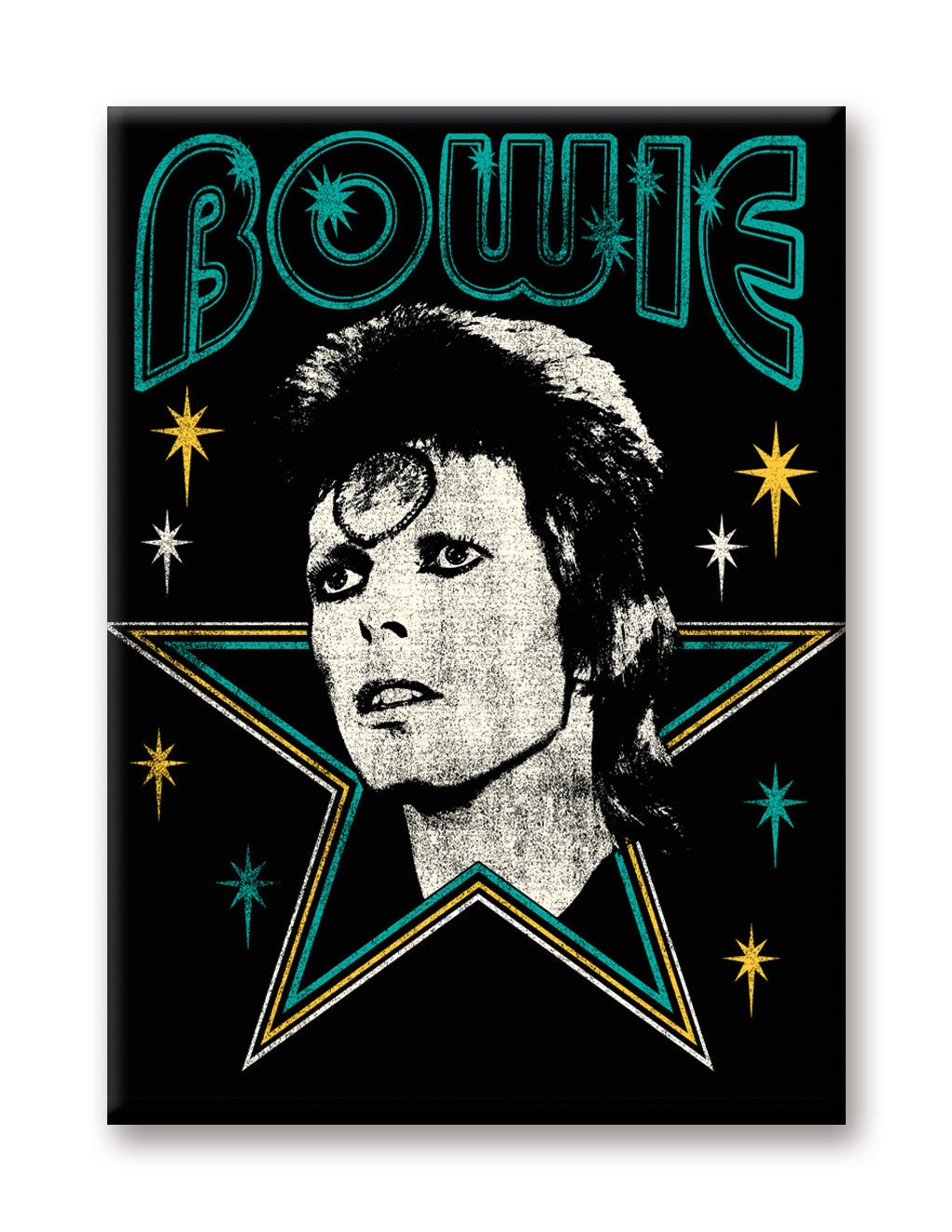 David Bowie - Star Flat Magnet (2.5" x 3.5") – 6 PC PPK