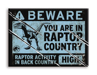 Thumbnail for Jurassic World - Raptor Sign Flat Magnet (2.5