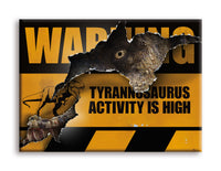 Thumbnail for Jurassic World - T-Rex Sign Flat Magnet (2.5