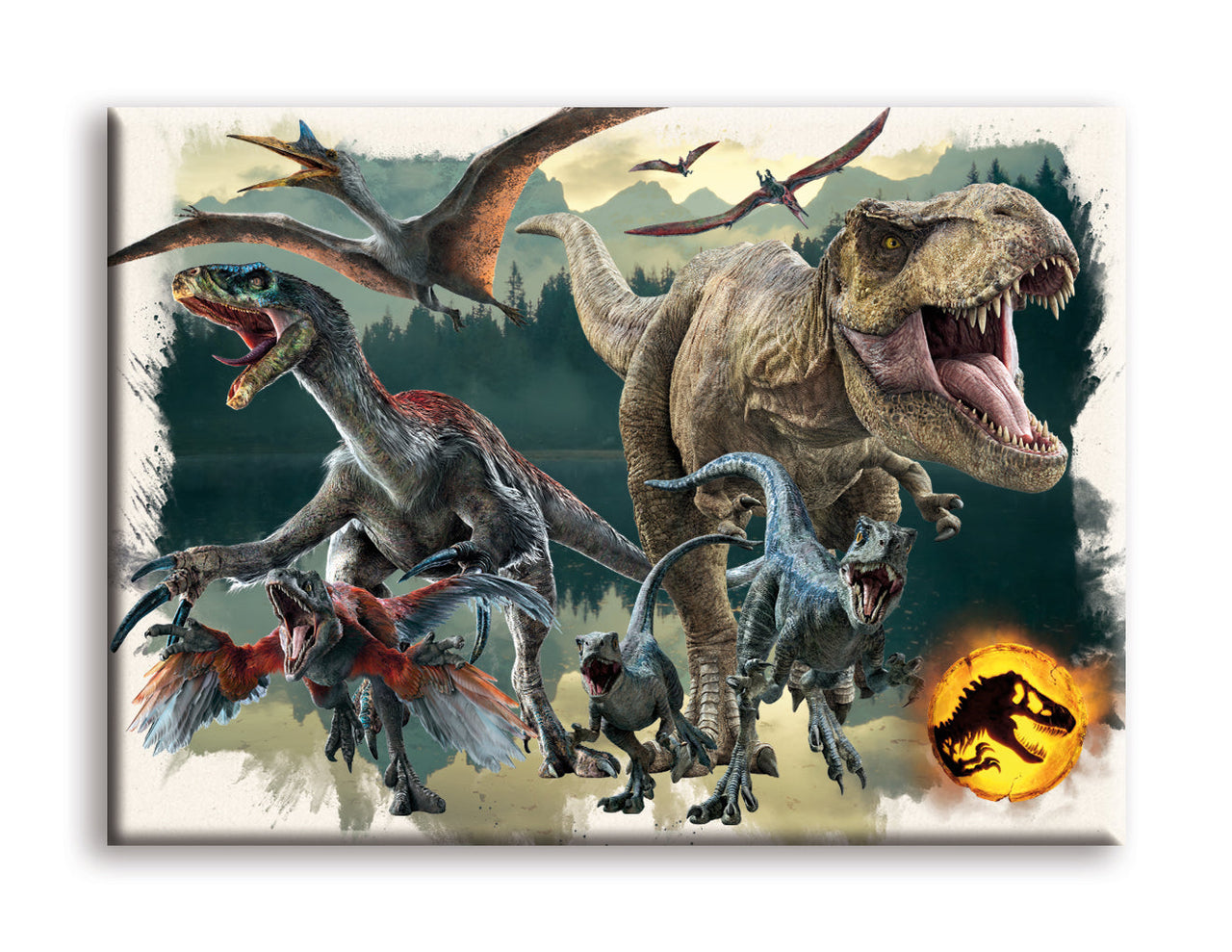 Jurassic World - Domination Flat Magnet (2.5" x 3.5") – 6 PC PPK