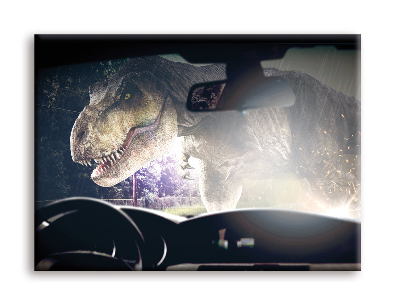 Jurassic World - T-Rex Photo Flat Magnet (2.5" x 3.5") – 6 PC PPK