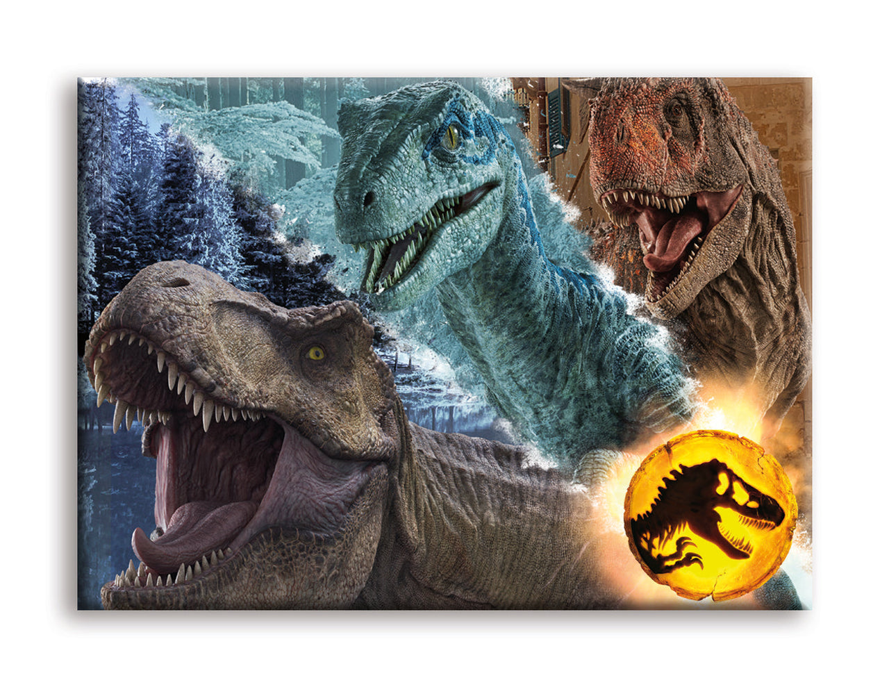 Jurassic World - Carnivores Flat Magnet (2.5" x 3.5") – 6 PC PPK