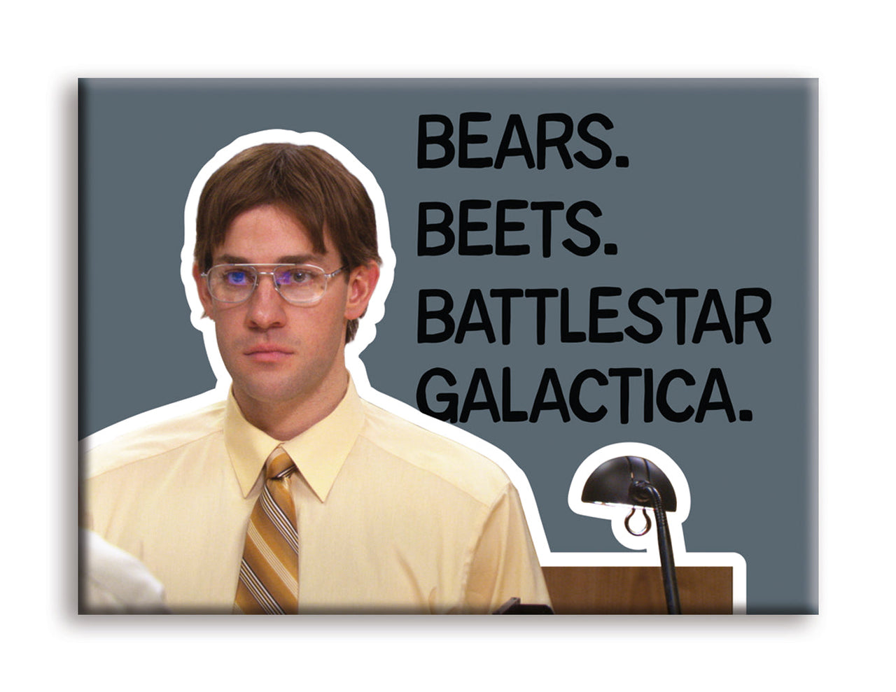 The Office - Battlestar Flat Magnet (2.5" x 3.5") – 6 PC PPK